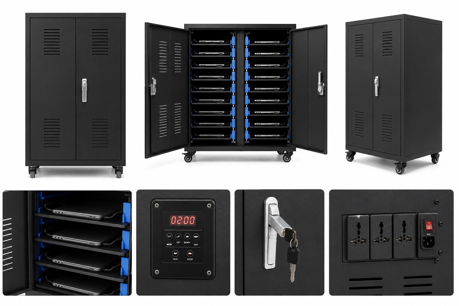 20 Capacity USB-C Charging Cart