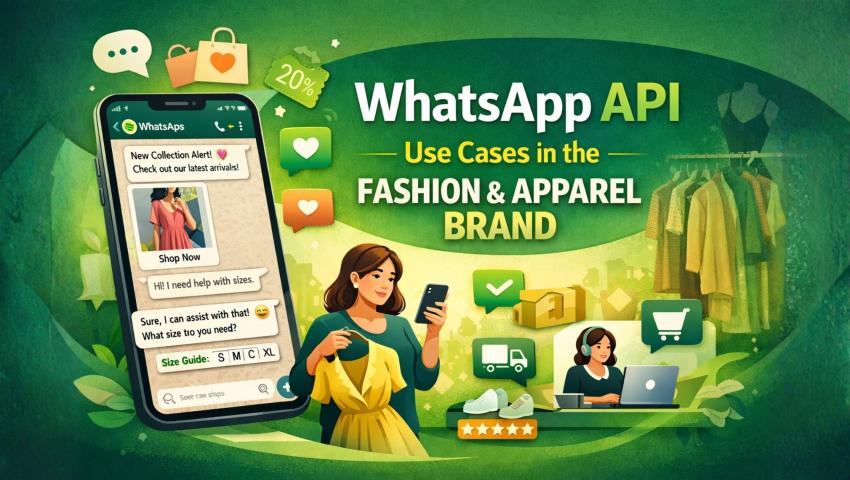 WhatsApp API Use Cases in the Fashion and Apparel Brand.